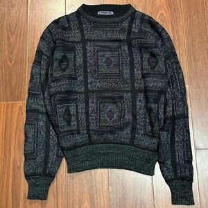 Vintage Barnaby Knit Purple Grey Sweater‎ size Large